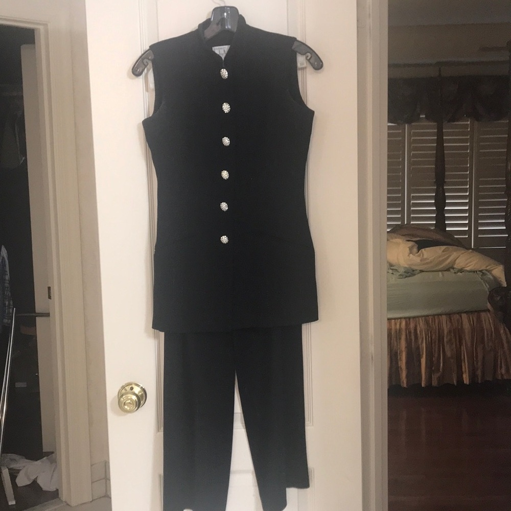 2 piece pant suit, 23” waste